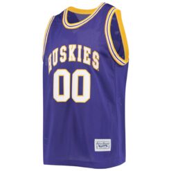 Alternative view of Custom Washington Huskies Basketball Purple Commemorative Classic Jersey - All Stitched