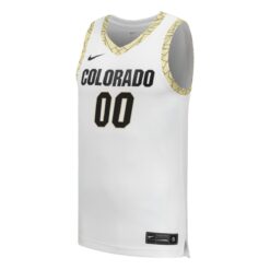 Alternative view of Custom Colorado Buffaloes Basketball 2025/26 White Home Jersey - All Stitched