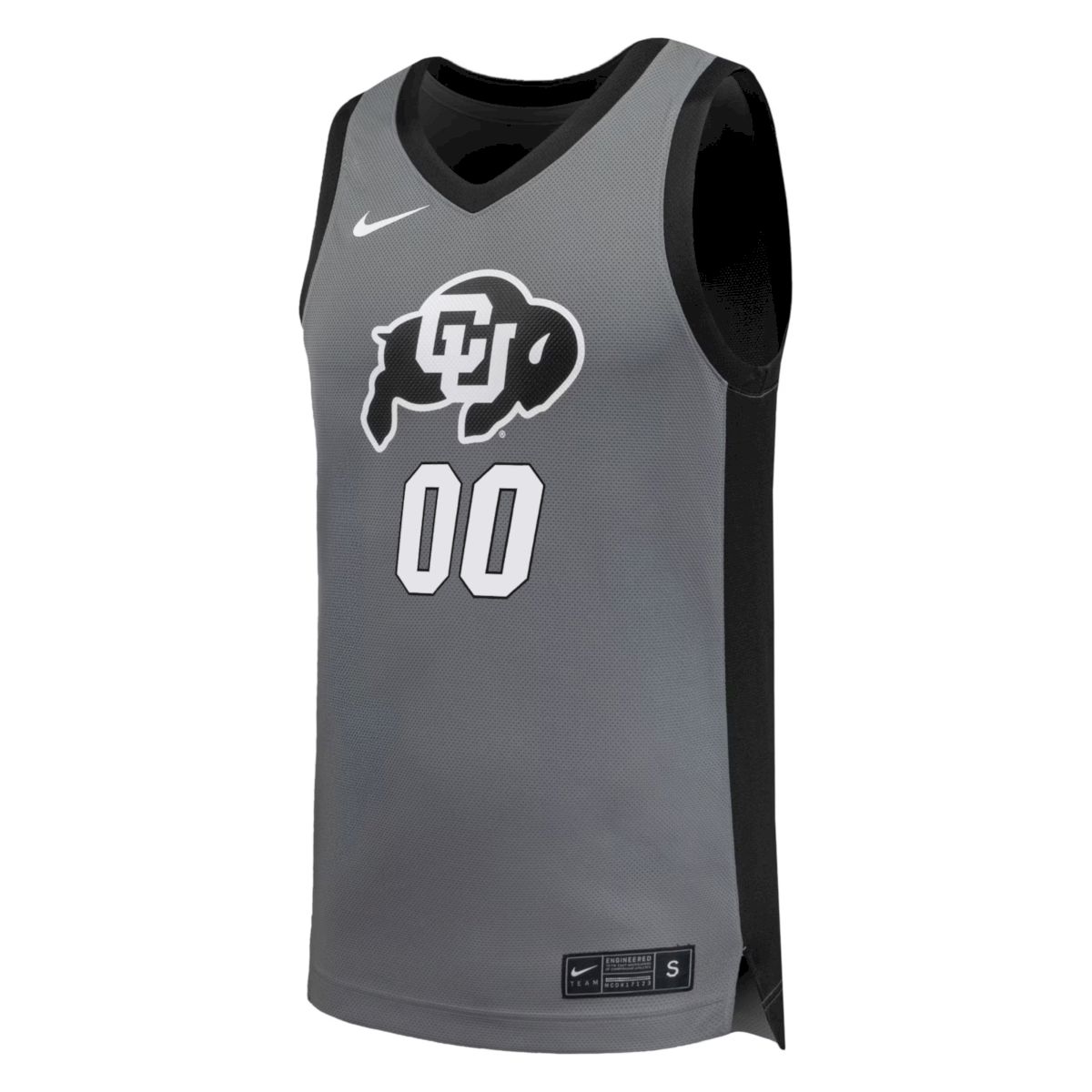 Custom Colorado Buffaloes Basketball 2025/26 Grey Alternate Jersey - All Stitched - Image 2