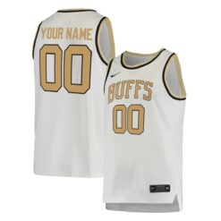 Custom Colorado Buffaloes Basketball White Jersey - All Stitched