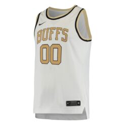 Alternative view of Custom Colorado Buffaloes Basketball White Jersey - All Stitched