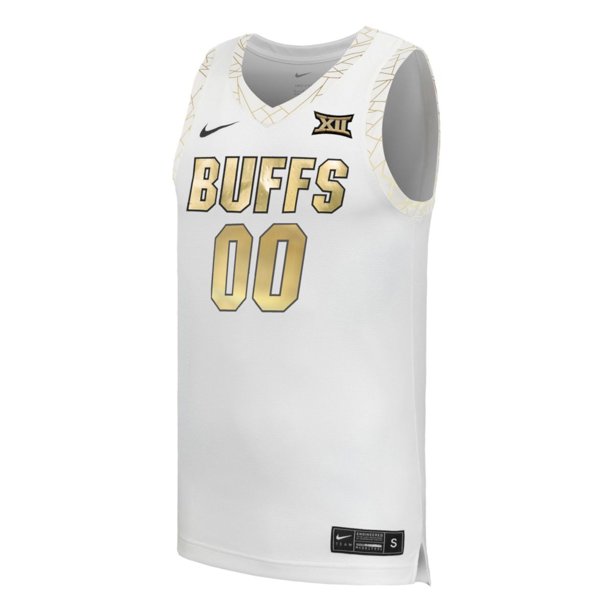 Custom Colorado Buffaloes Basketball 2025/26 White Alternate Jersey w/ XII Patch - All Stitched - Image 2