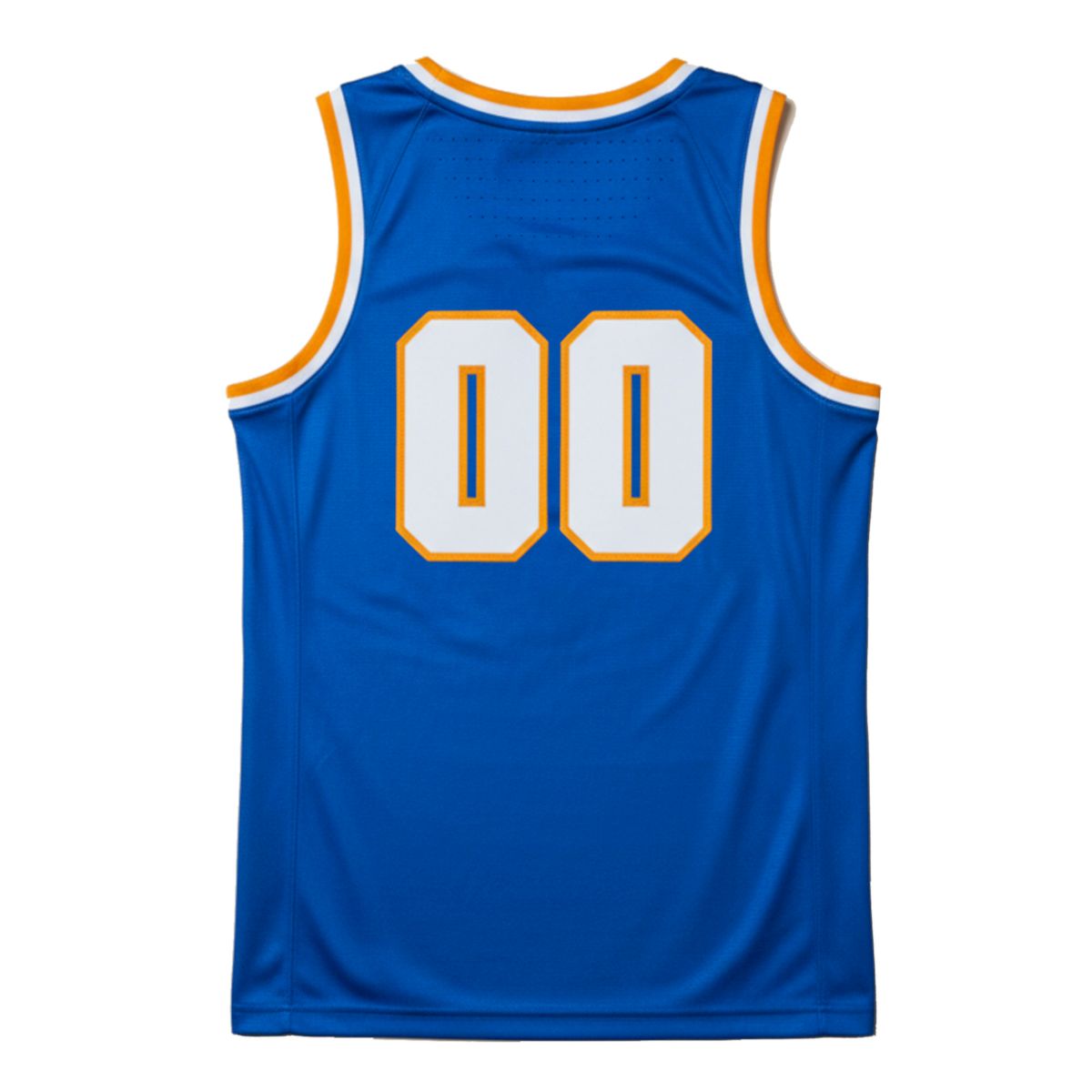 Custom West Virginia Mountaineers Basketball Royal Blue Throwback Jersey w/ XII Patch - All Stitched - Image 3
