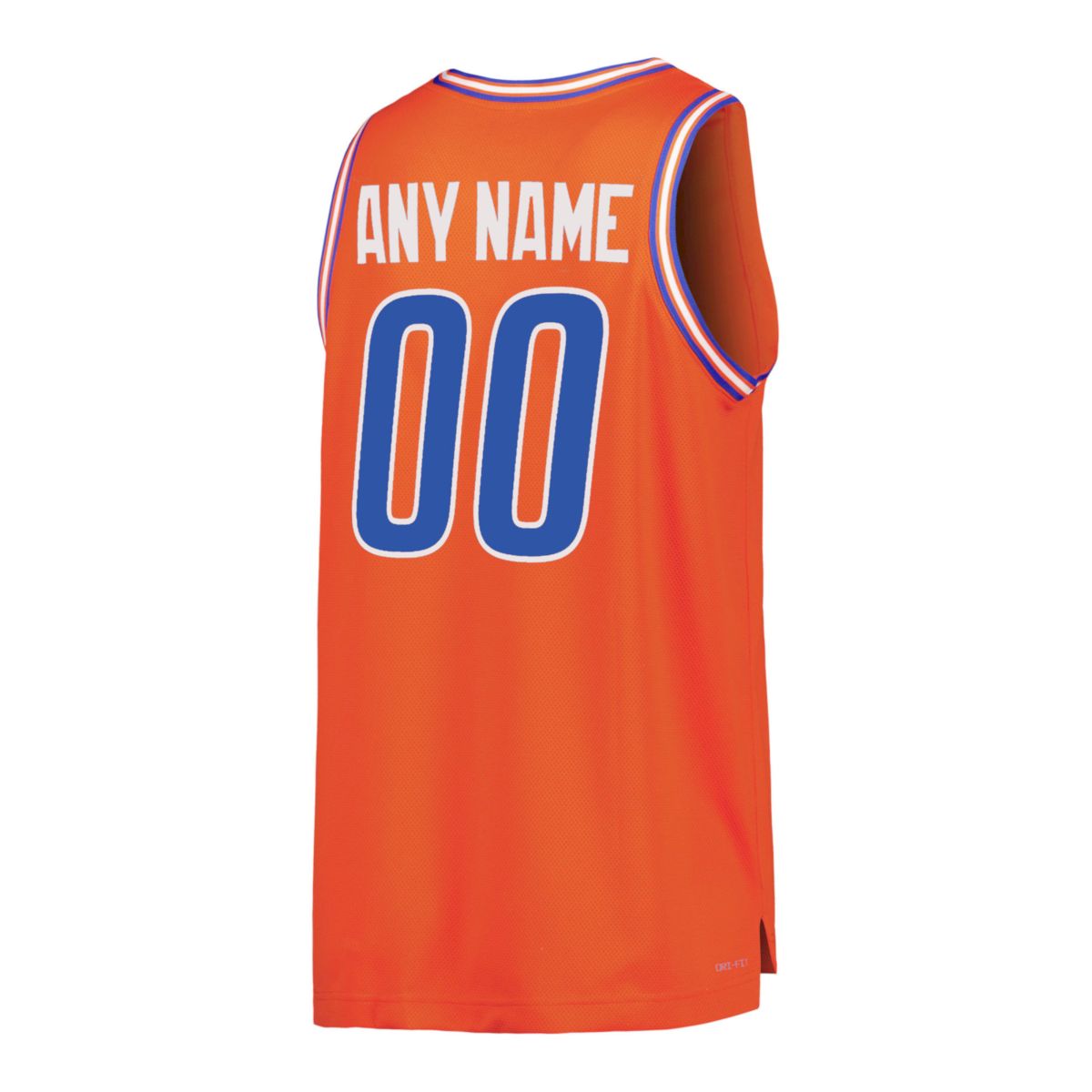 Custom Boise State Broncos Basketball Orange Retro Throwback Jersey - All Stitched - Image 3