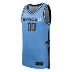 Alternative view of Custom UCF Knights Basketball Light Blue Space Game Jersey - All Stitched
