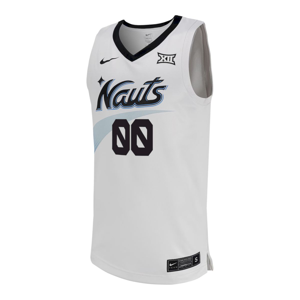 Custom UCF Knights Basketball White Special Jersey w/ XII Patch - All Stitched - Image 2