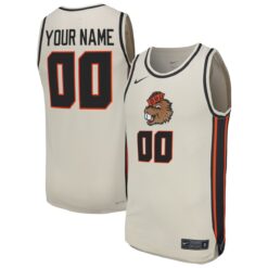 Custom Oregon State Beavers Basketball Natural Home Alternate Jersey - All Stitched