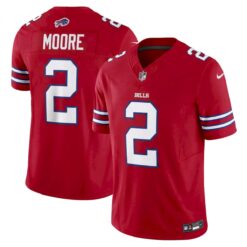 D.J. Moore Buffalo Bills Red Alternate Vapor F.U.S.E Limited Jersey - All Stitched