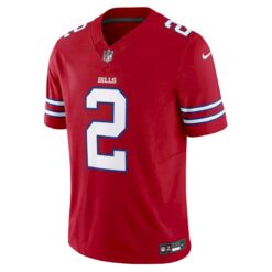 Alternative view of D.J. Moore Buffalo Bills Red Alternate Vapor F.U.S.E Limited Jersey - All Stitched