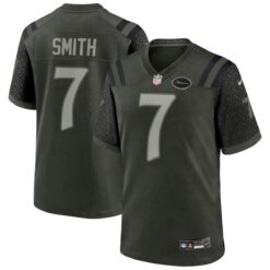 Geno Smith New York Jets Gotham Green Rivalries Collection Game Jersey - All Stitched