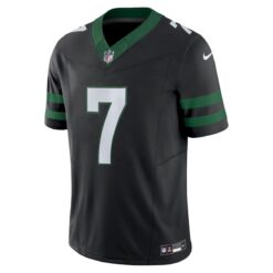 Alternative view of Geno Smith New York Jets Black Alternate Vapor F.U.S.E Limited Jersey - All Stitched