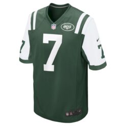 Alternative view of Geno Smith New York Jets Green Game Jersey - All Stitched
