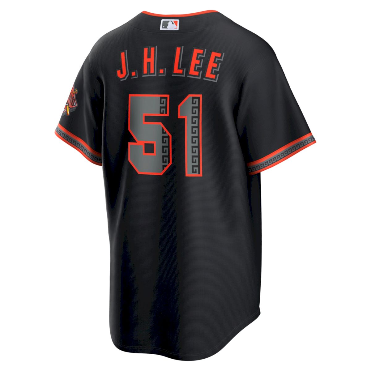Jung Hoo Lee San Francisco Giants Black Gigantes Alternate Jersey - All Stitched - Image 3