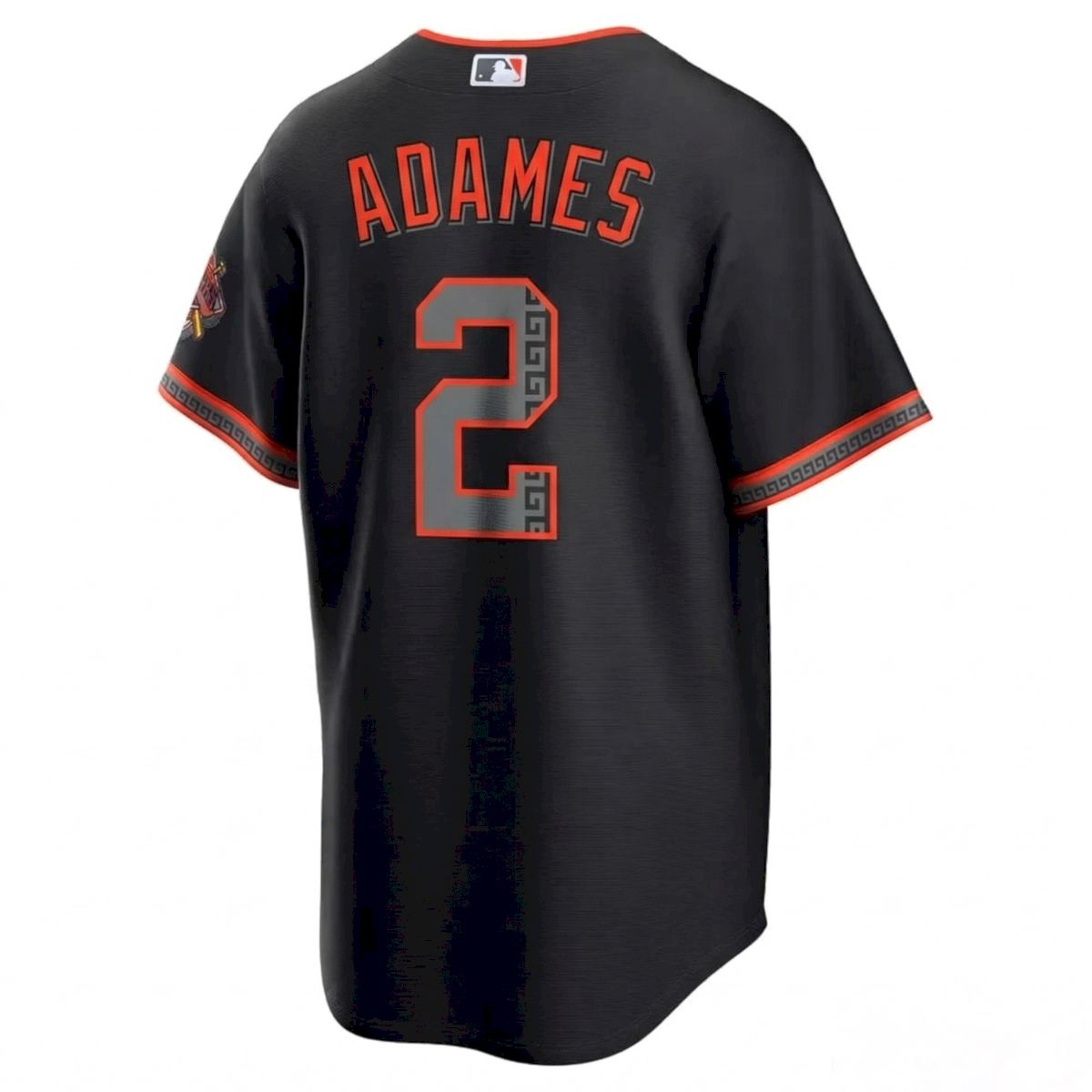 Willy Adames San Francisco Giants Black Gigantes Alternate Jersey - All Stitched - Image 3