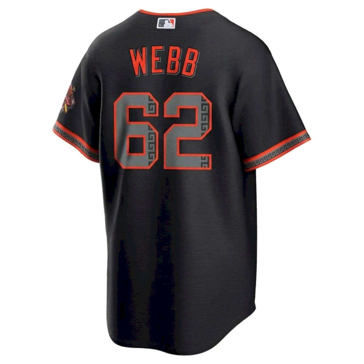 Logan Webb San Francisco Giants Black Gigantes Alternate Jersey - All Stitched - Image 3