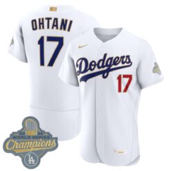 Shohei Ohtani Los Angeles Dodgers White 2026 Gold Collection Limited Jersey - All Stitched