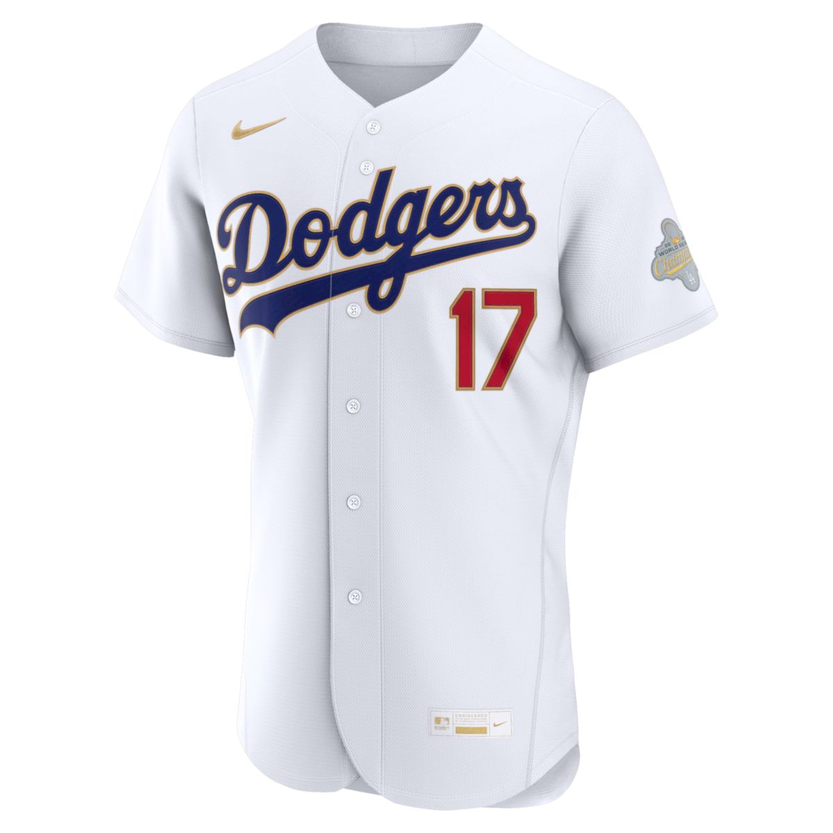 Shohei Ohtani Los Angeles Dodgers White 2026 Gold Collection Limited Jersey - All Stitched - Image 2