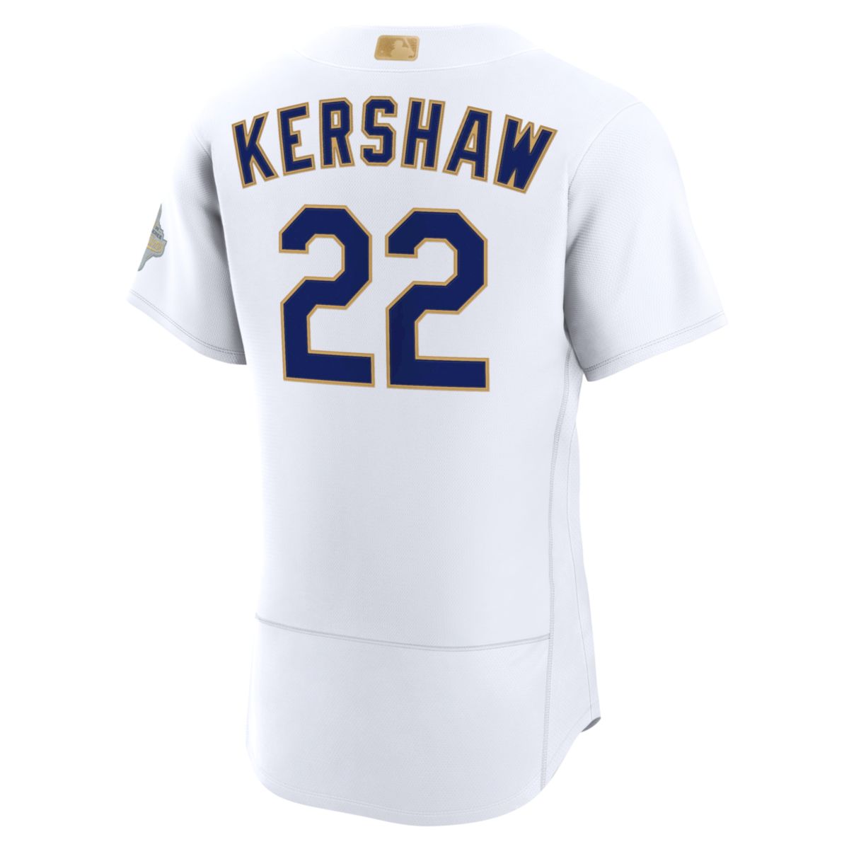 Clayton Kershaw Los Angeles Dodgers White 2026 Gold Collection Limited Jersey - All Stitched - Image 3