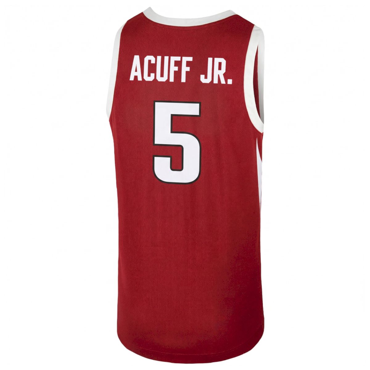 Darius Acuff Jr. Arkansas Razorbacks Basketball Cardinal Game Jersey w/ SEC Patch - All Stitched - Image 3