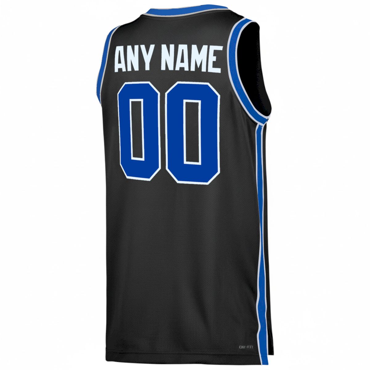 Custom BYU Cougars Basketball Black Third Game Jersey w/ XII Patch - All Stitched - Image 3
