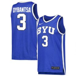 AJ Dybantsa BYU Cougars Basketball Royal Home Game Jersey - All Stitched