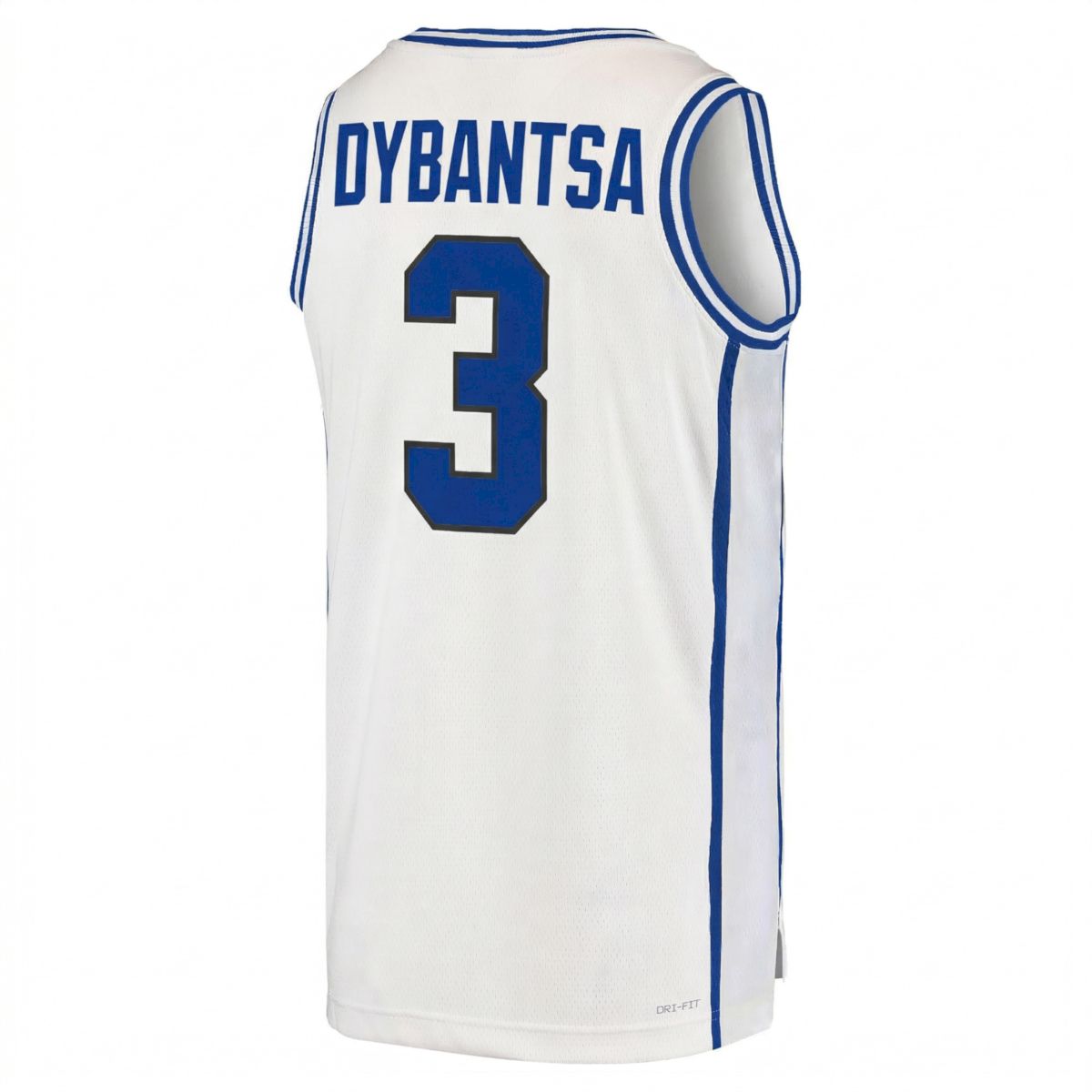 AJ Dybantsa BYU Cougars Basketball White Away Game Jersey - All Stitched - Image 3