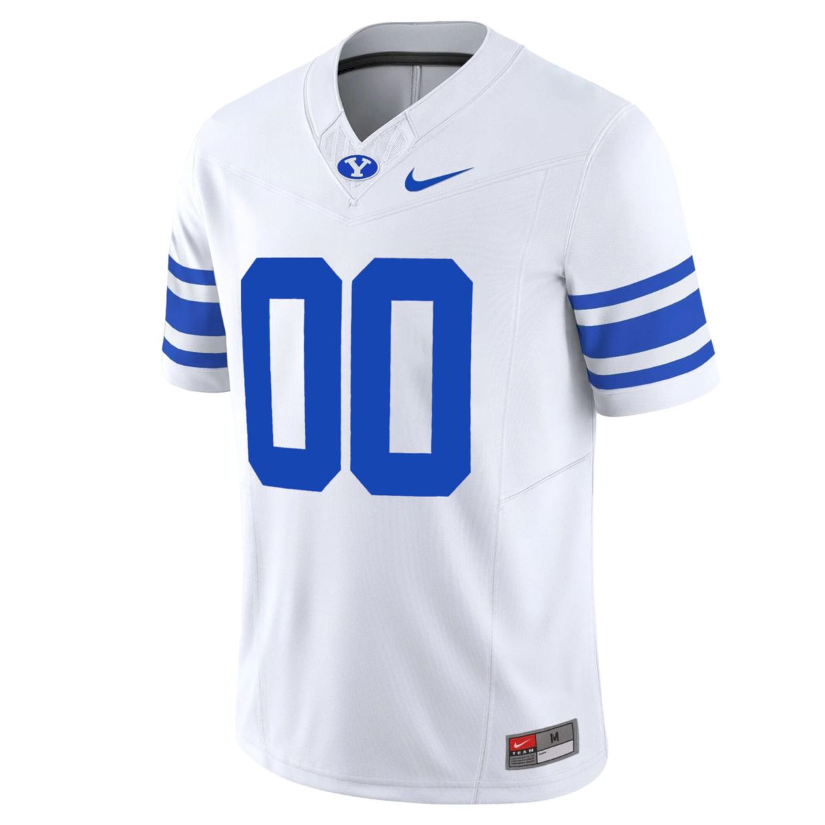 Custom BYU Cougars Football White Away Vapor F.U.S.E Limited Jersey - All Stitched - Image 2