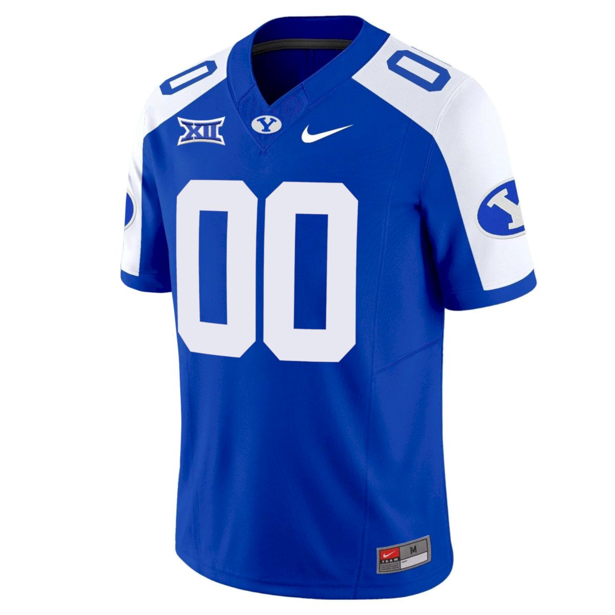 Custom BYU Cougars Football Royal Alternate Vapor F.U.S.E Limited Jersey w/ XII Patch - All Stitched - Image 2
