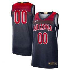 Custom Arizona Wildcats Basketball Navy Red Jersey - All Stitched