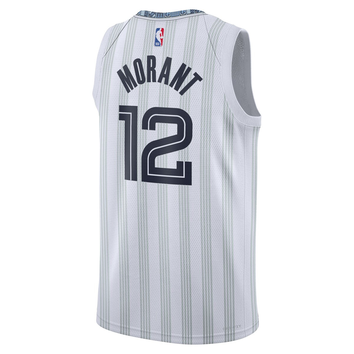 Ja Morant Memphis Grizzlies Grey 2025/26 City Edition Jersey - All Stitched - Image 3