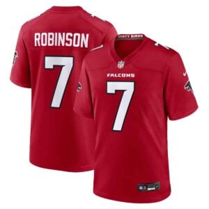 Bijan Robinson Atlanta Falcons Red Game Jersey - All Stitched