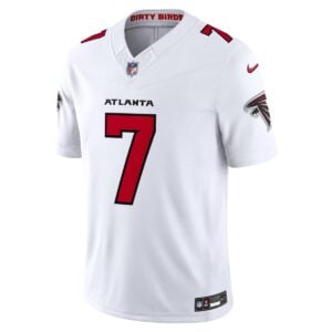 Alternative view of Bijan Robinson Atlanta Falcons White Vapor F.U.S.E Limited Jersey - All Stitched