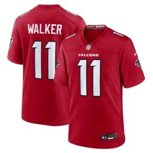 Jalon Walker Atlanta Falcons Red Game Jersey - All Stitched