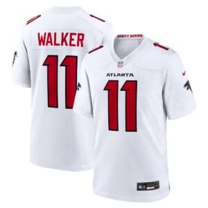 Jalon Walker Atlanta Falcons White Game Jersey - All Stitched