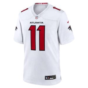Alternative view of Jalon Walker Atlanta Falcons White Game Jersey - All Stitched
