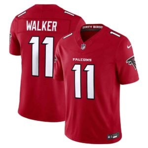 Jalon Walker Atlanta Falcons Red Vapor F.U.S.E Limited Jersey - All Stitched