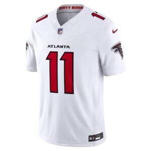 Alternative view of Jalon Walker Atlanta Falcons White Vapor F.U.S.E Limited Jersey - All Stitched