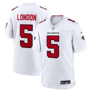 Drake London Atlanta Falcons White Game Jersey - All Stitched