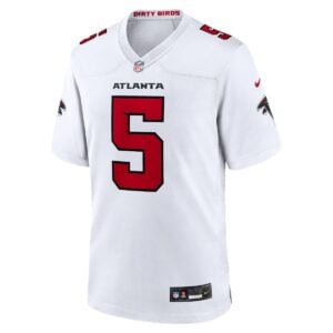 Alternative view of Drake London Atlanta Falcons White Game Jersey - All Stitched
