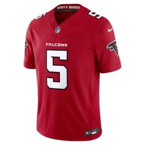 Alternative view of Drake London Atlanta Falcons Red Vapor F.U.S.E Limited Jersey - All Stitched