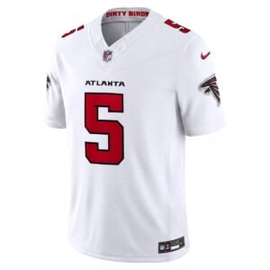 Alternative view of Drake London Atlanta Falcons White Vapor F.U.S.E Limited Jersey - All Stitched