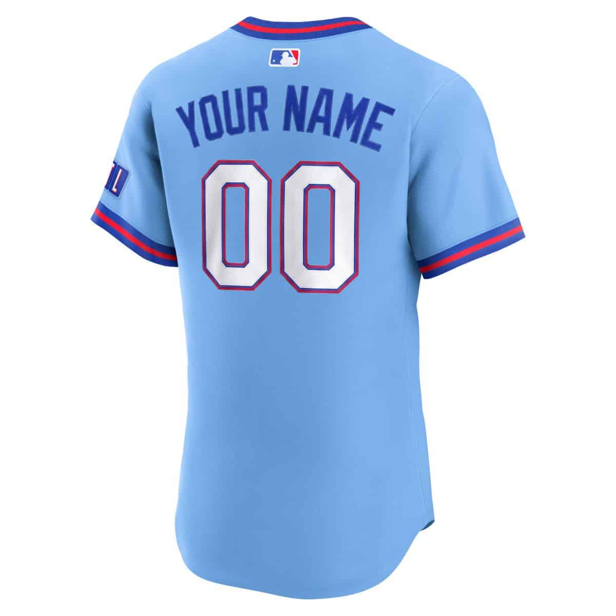 Custom Atlanta Braves Powder Blue 2026 City Connect Stadium Elite Jersey - All Stitched - Image 3