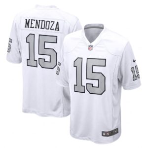 Fernando Mendoza Las Vegas Raiders Alternate White Game Jersey - All Stitched