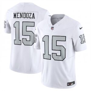 Fernando Mendoza Las Vegas Raiders Alternate White Vapor F.U.S.E. Limited Jersey - All Stitched