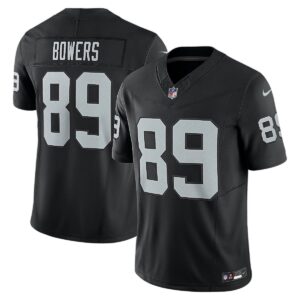 Brock Bowers Las Vegas Raiders Black Vapor F.U.S.E. Limited Jersey - All Stitched