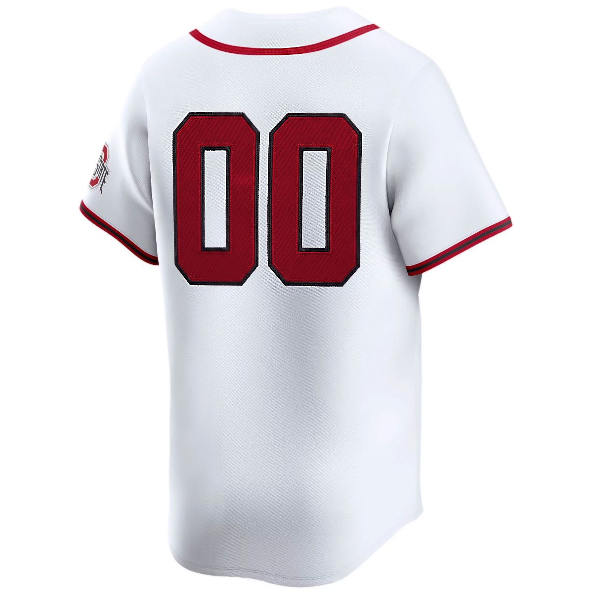 Custom Ohio State Buckeyes Baseball White Vapor Limited Jersey - All Stitched - Image 3