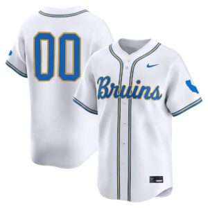 Custom UCLA Bruins Baseball White Limited Jersey - All Stitched