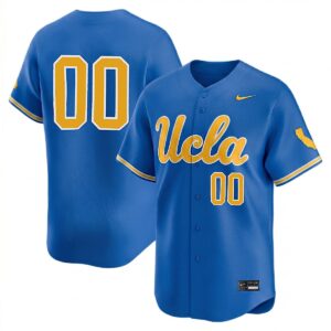 Custom UCLA Bruins Baseball Blue Limited Jersey - All Stitched
