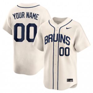 Custom UCLA Bruins Baseball Cream Limited Jersey - All Stitched