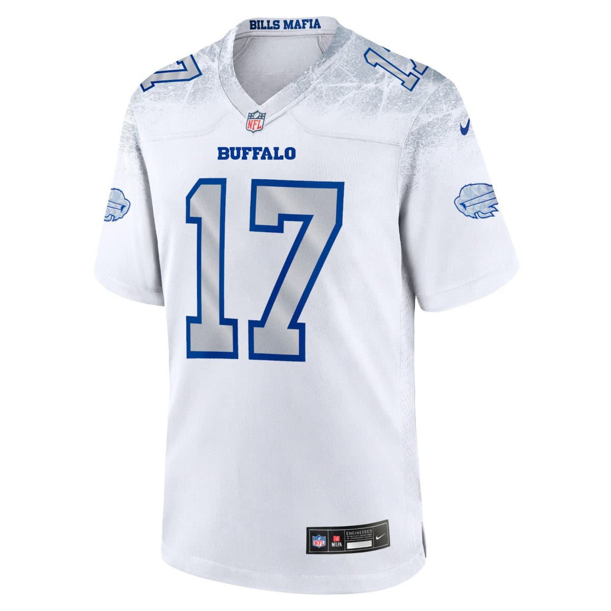 Josh Allen Buffalo Bills White 2025 Rivalries Collection Game Jersey - All Stitched - Image 2